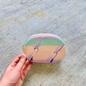 1980s / 80s Vintage Pastel Abstract Napkin Holder